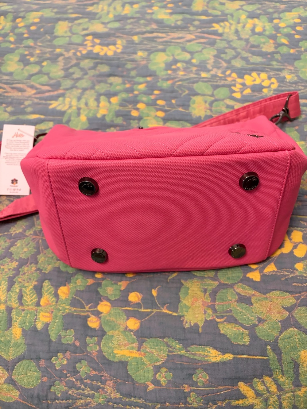 Quilted Lug Harmony Crossbody Shoulder Bag. I think the color is watermelon. - Picture 4 of 6